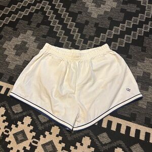 Dior White and Blue Athletic Shorts
